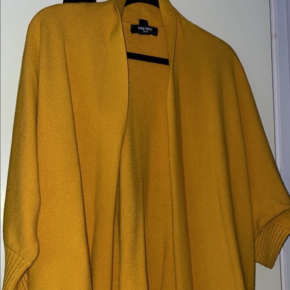 Nine West yellow cardigan